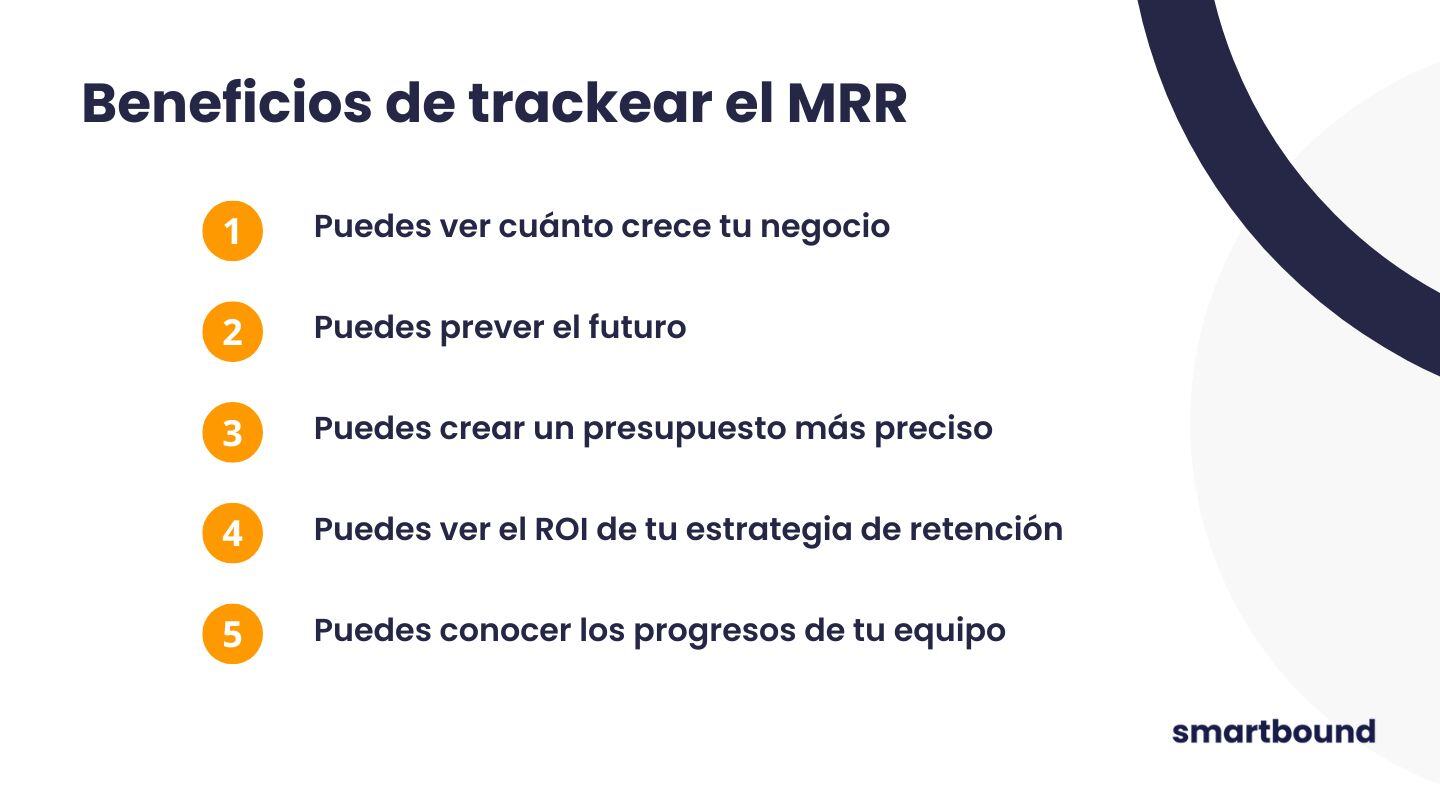 Beneficios de trackear el MRR