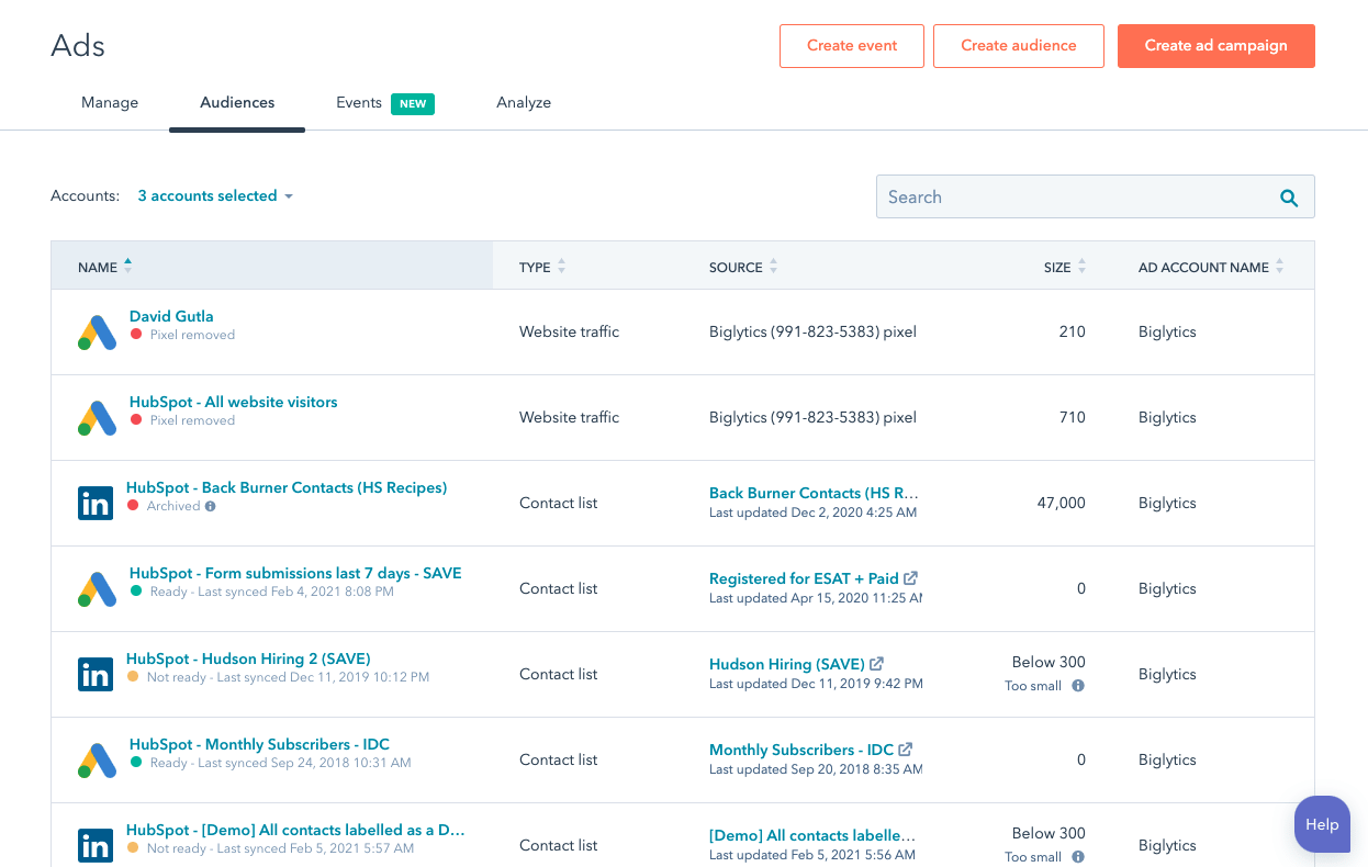 HubSpot Ads